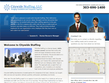 Tablet Screenshot of citywidestaffing.com